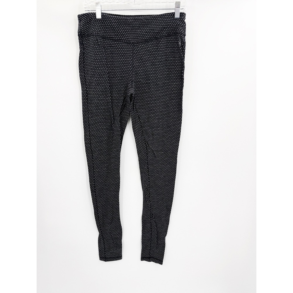 Smartwool Merino 250 Base Layer Bottom Leggings Black Grey Dot Womens Large - Picture 2 of 11